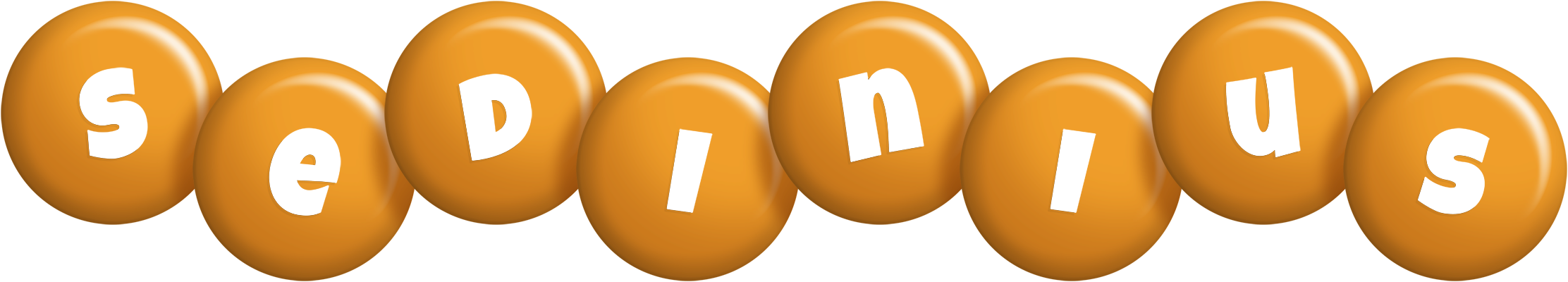Sedinius candy-orange logo