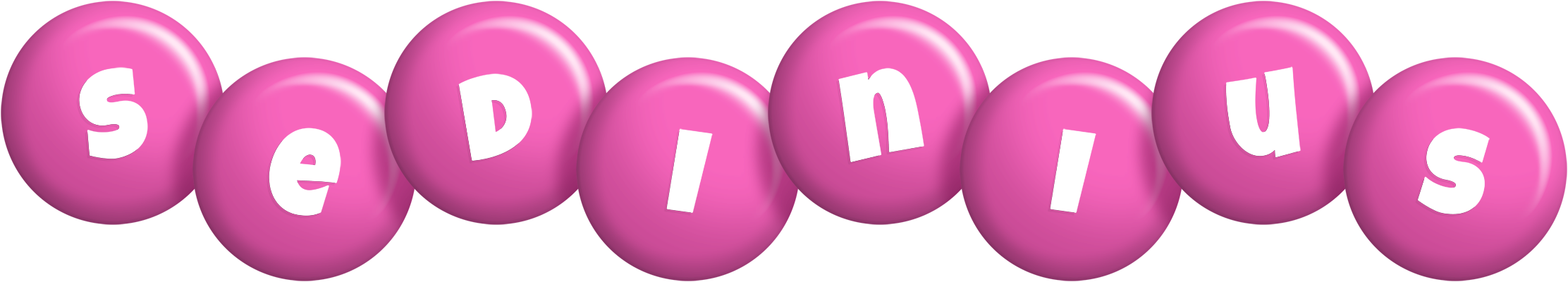 Sedinius candy-pink logo