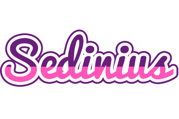 Sedinius cheerful logo