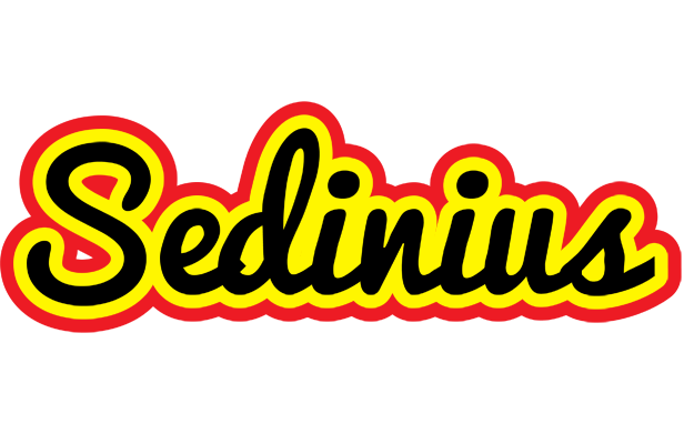 Sedinius flaming logo