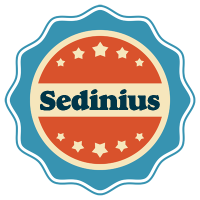 Sedinius labels logo