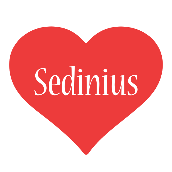 Sedinius love logo