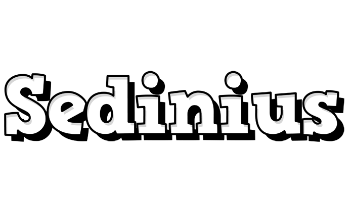 Sedinius snowing logo