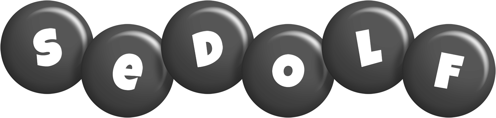 Sedolf candy-black logo