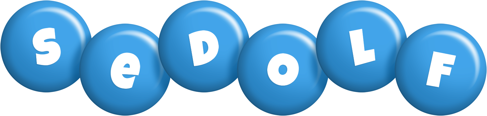Sedolf candy-blue logo