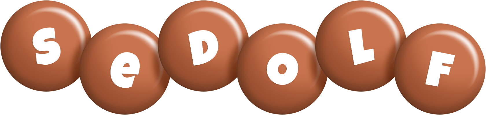 Sedolf candy-brown logo