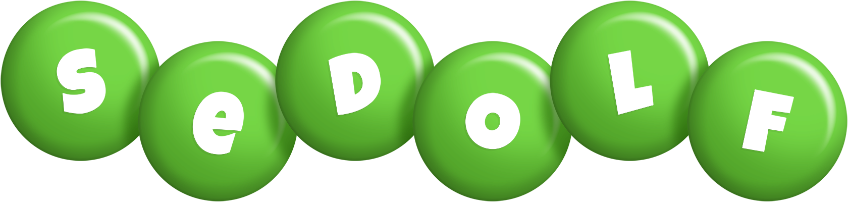 Sedolf candy-green logo