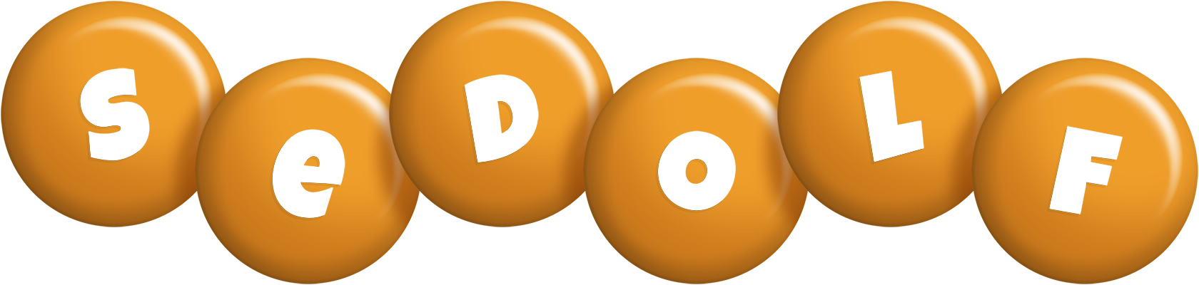 Sedolf candy-orange logo