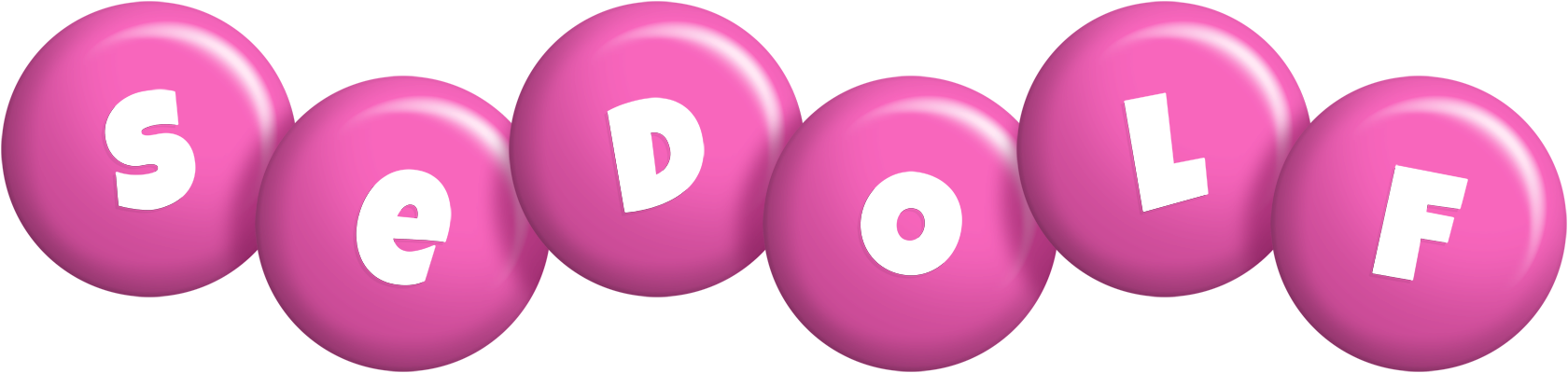 Sedolf candy-pink logo
