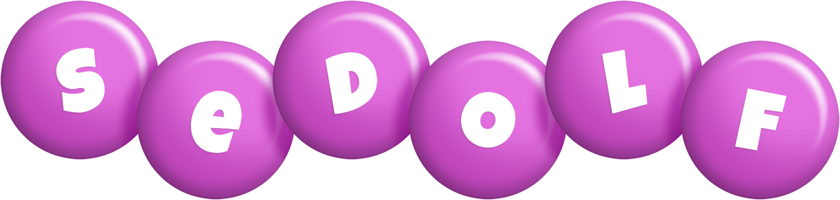 Sedolf candy-purple logo