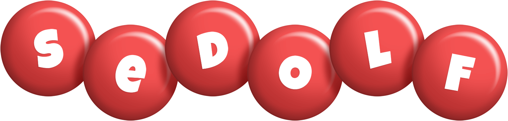 Sedolf candy-red logo