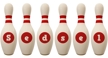 Sedsel bowling-pin logo