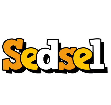 Sedsel cartoon logo