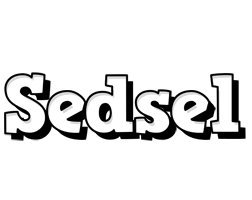 Sedsel snowing logo