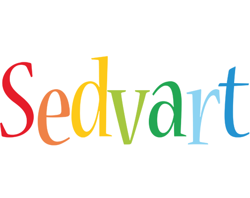 Sedvart birthday logo