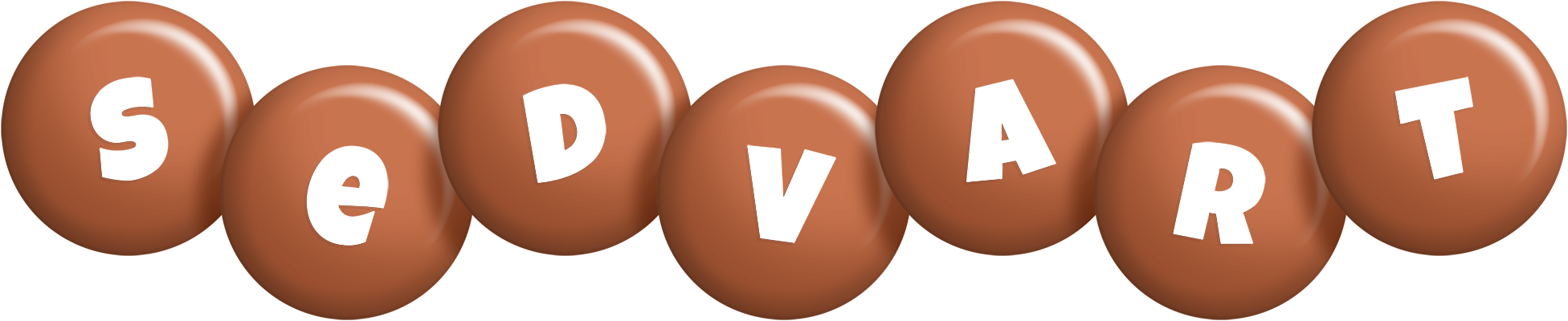 Sedvart candy-brown logo