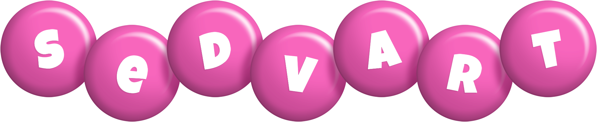 Sedvart candy-pink logo