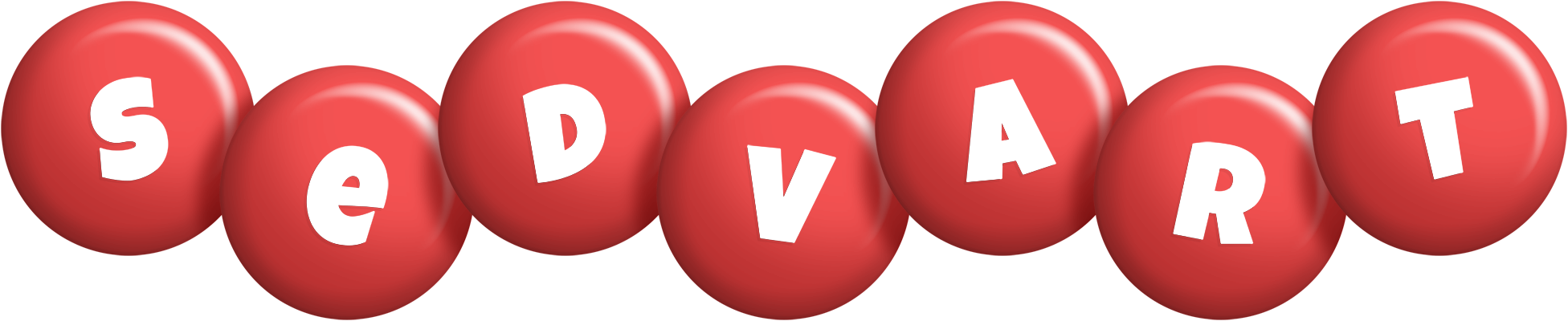 Sedvart candy-red logo