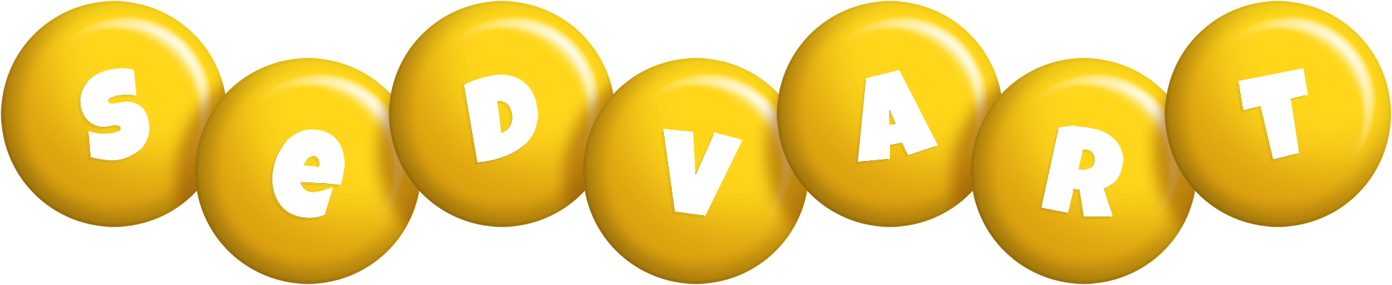 Sedvart candy-yellow logo