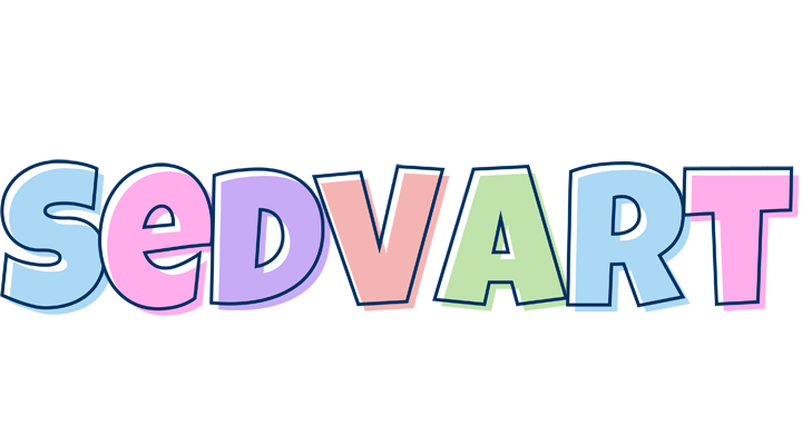 Sedvart pastel logo