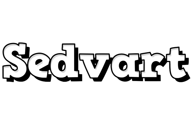 Sedvart snowing logo