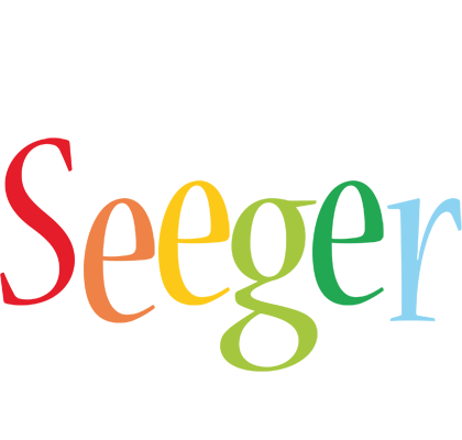 Seeger birthday logo