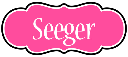 Seeger invitation logo