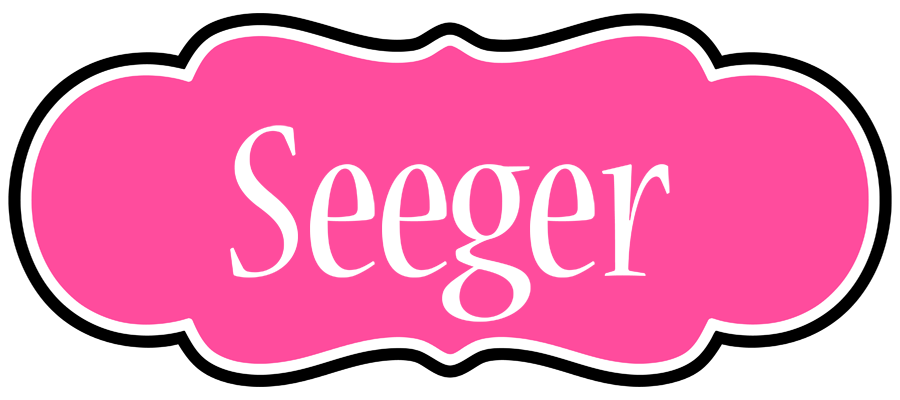 Seeger invitation logo