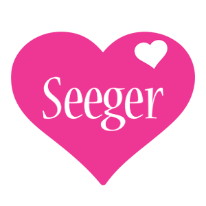 Seeger love-heart logo