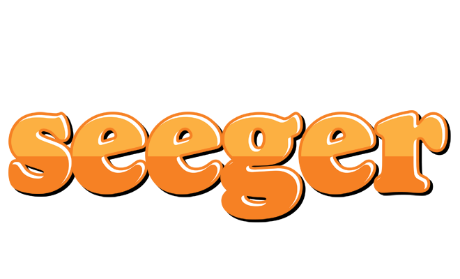 Seeger orange logo