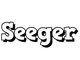 Seeger snowing logo