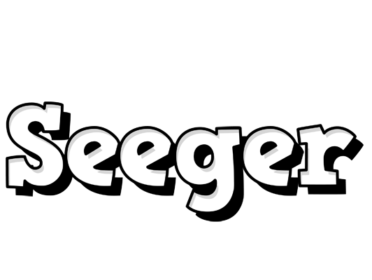 Seeger snowing logo