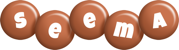 Seema candy-brown logo