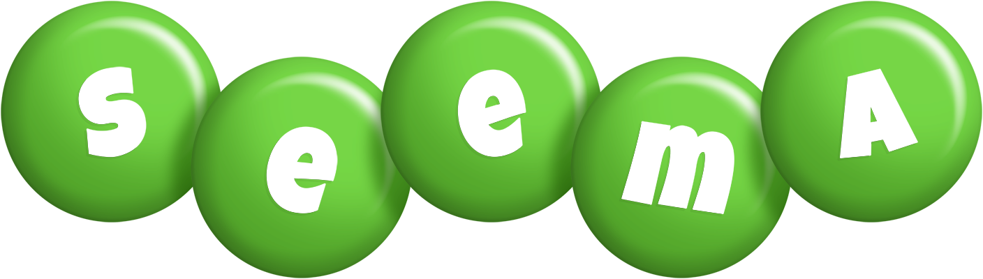 Seema candy-green logo