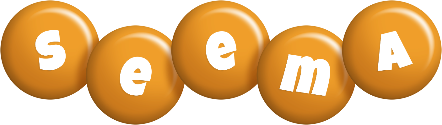 Seema candy-orange logo