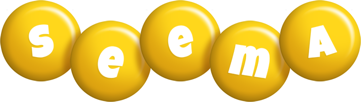 Seema candy-yellow logo