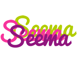 Seema flowers logo