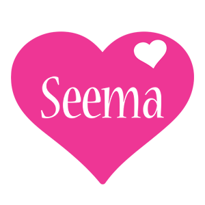 Seema love-heart logo