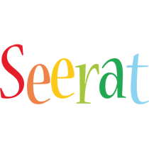 Seerat birthday logo