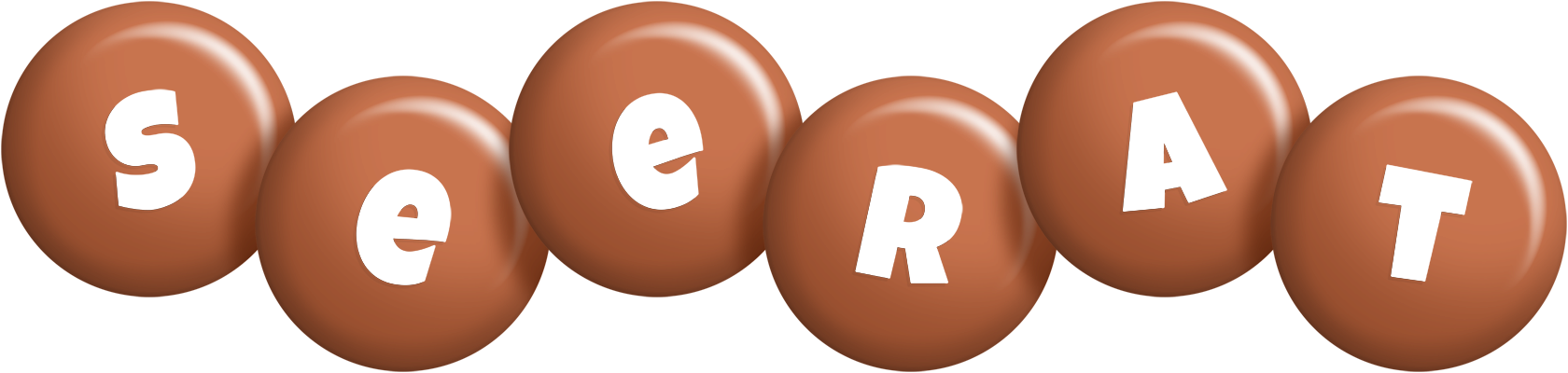 Seerat candy-brown logo
