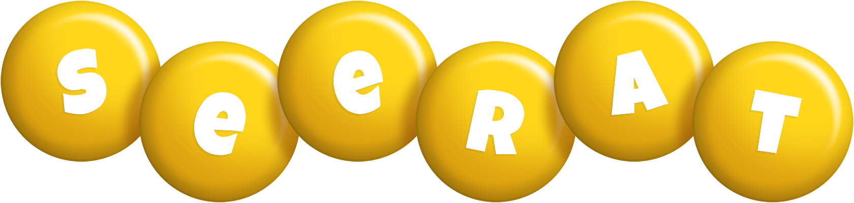 Seerat candy-yellow logo