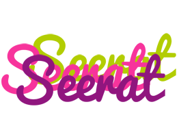 Seerat flowers logo