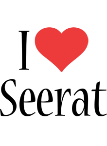 Seerat i-love logo