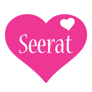 Seerat love-heart logo