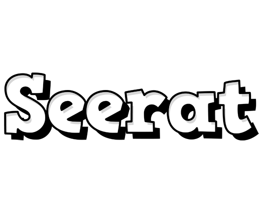 Seerat snowing logo