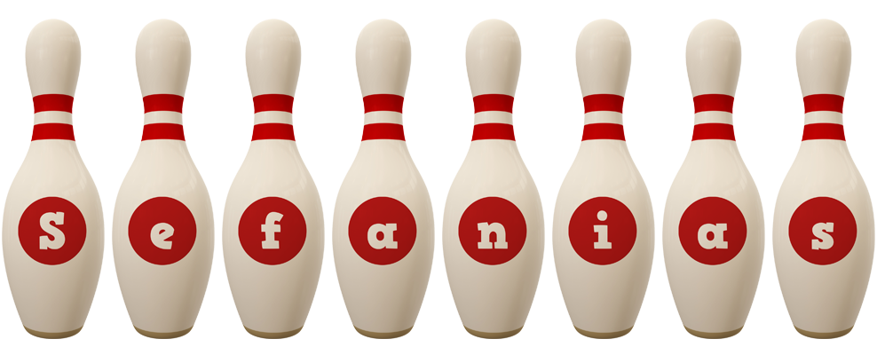 Sefanias bowling-pin logo