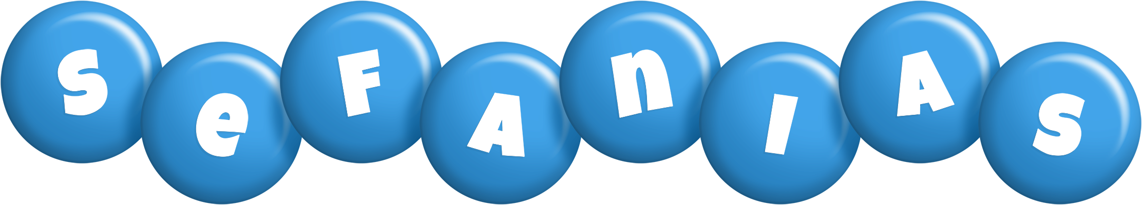 Sefanias candy-blue logo