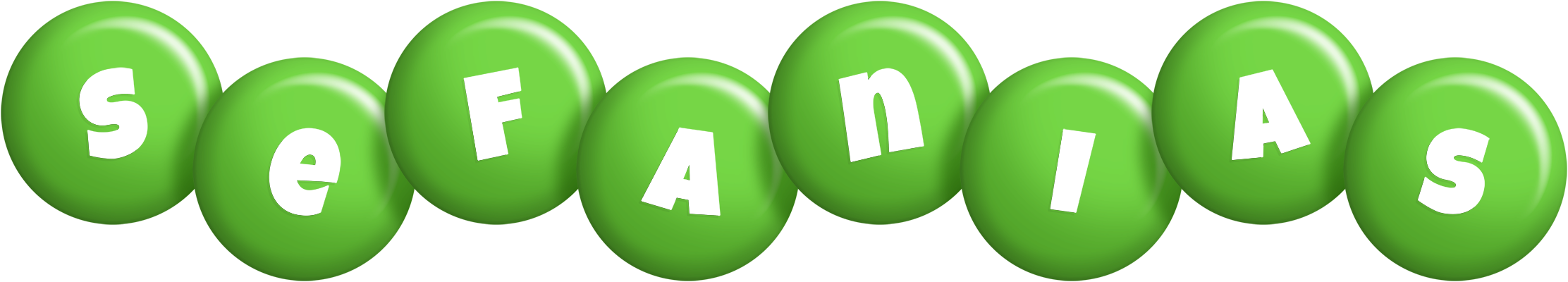 Sefanias candy-green logo