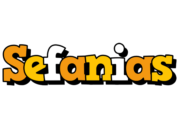 Sefanias cartoon logo