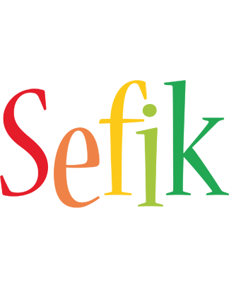 Sefik birthday logo